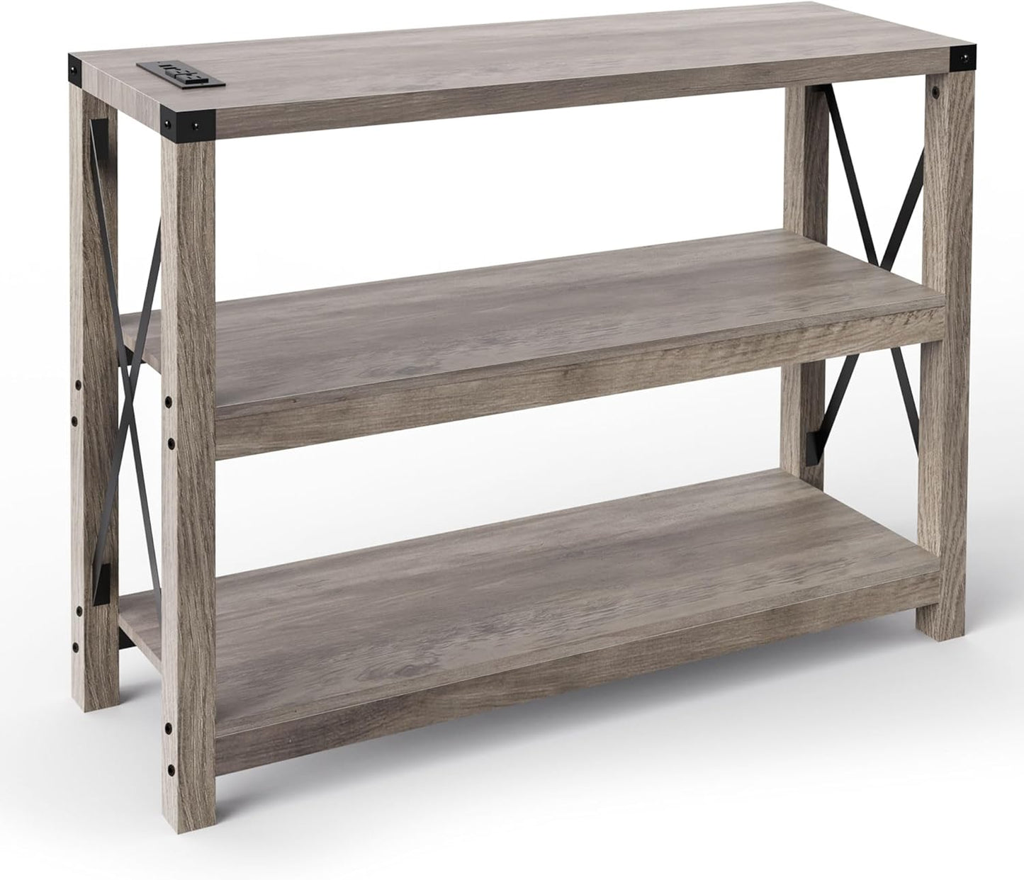 Entryway Console Table 🛋️ – Modern X-Shaped Design