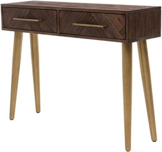 Mid-Century Modern Entryway Console Table