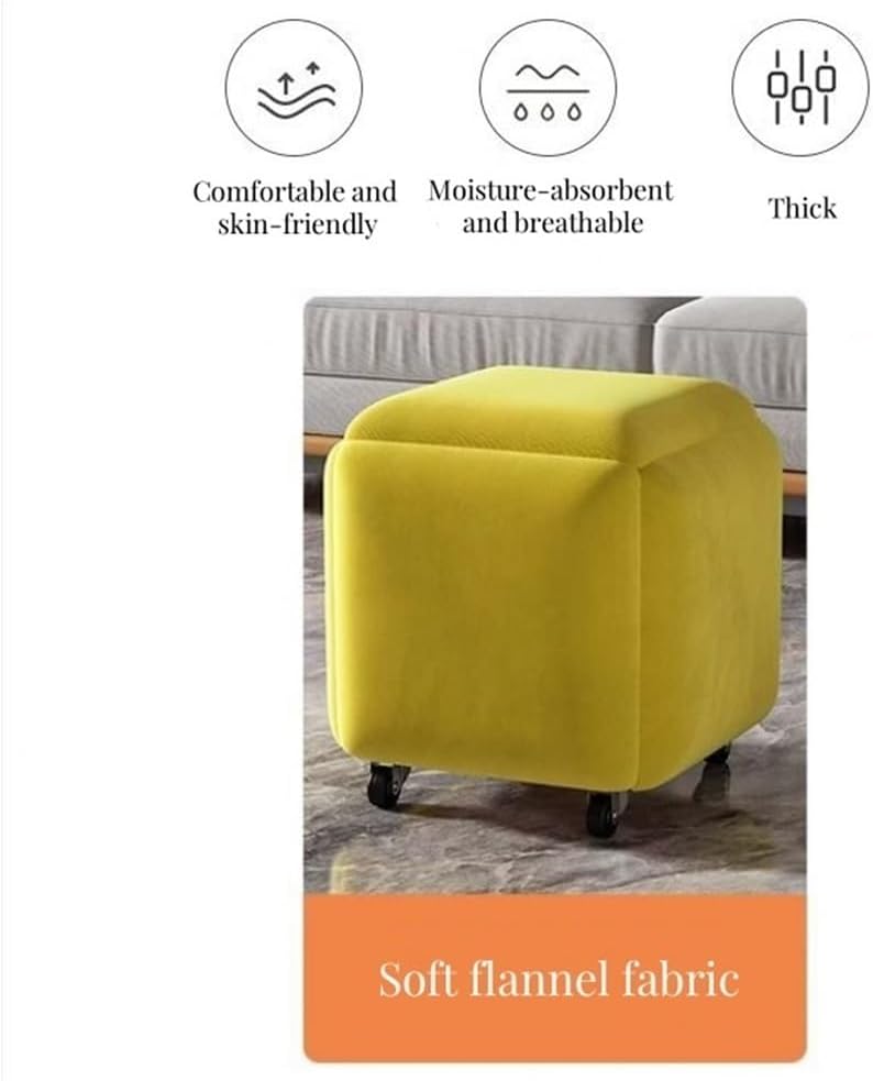 Nesting Ottomans 🪑 – Stackable Flannel Storage & Seating