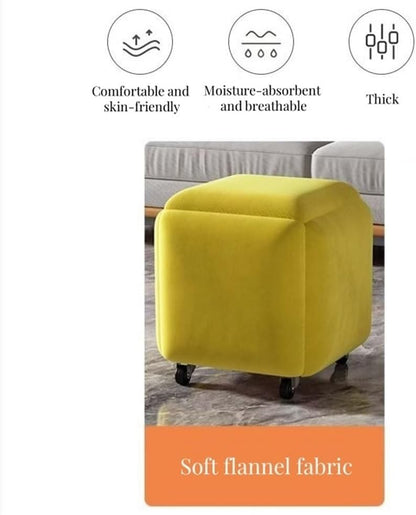 Nesting Ottomans 🪑 – Stackable Flannel Storage & Seating