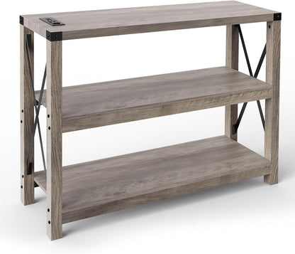 Entryway Console Table 🛋️ – Modern X-Shaped Design