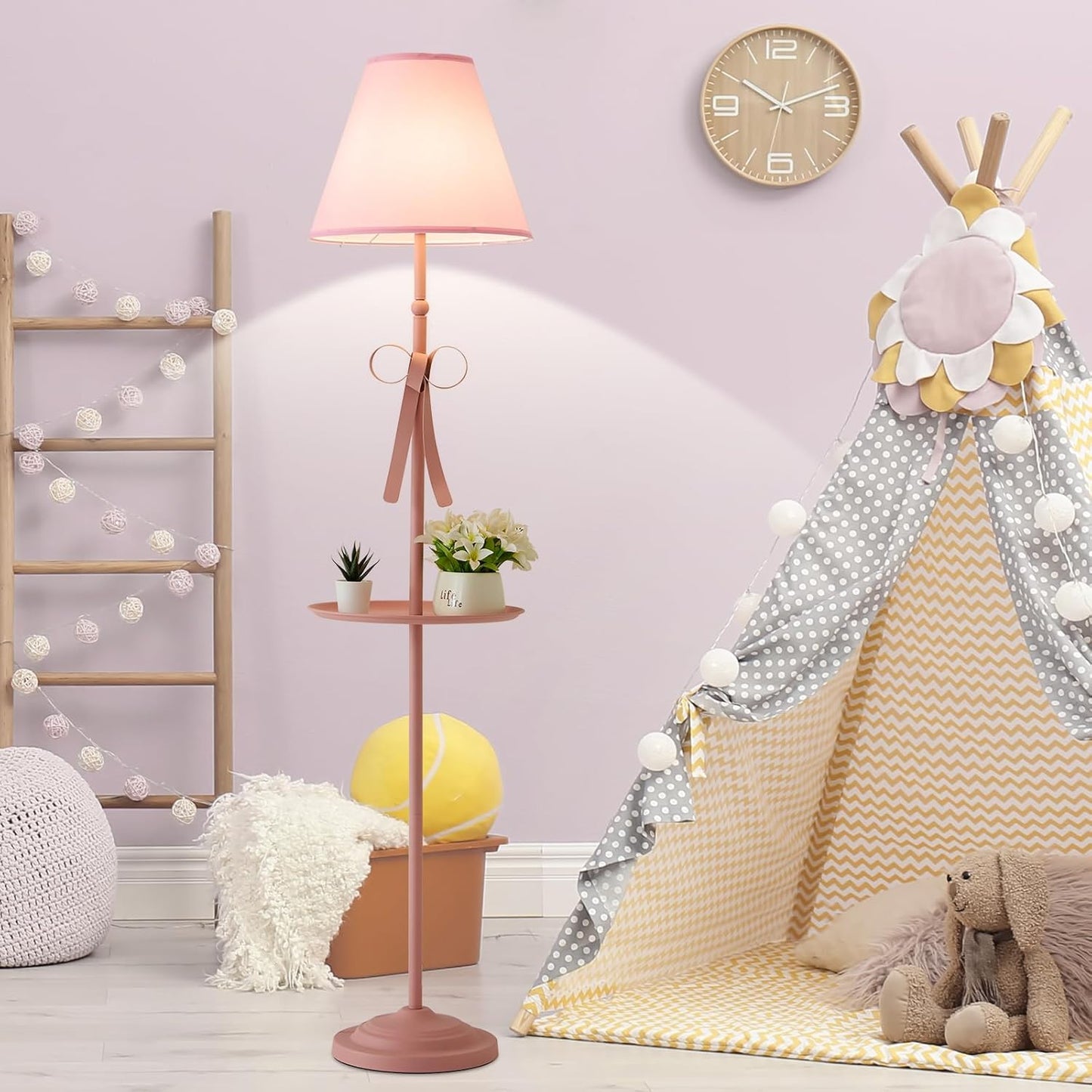 Decorative Standing Shelves 🪴 – Bedroom & Living Room Organizer