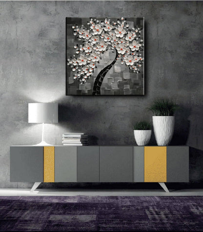 YaSheng Hand-Painted Canvas Wall Art 🎨 – Modern Living Room Decor 🏠
