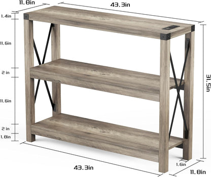 Entryway Console Table 🛋️ – Modern X-Shaped Design