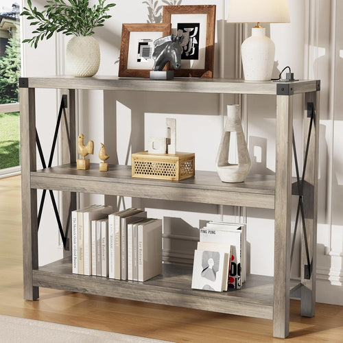 Entryway Console Table 🛋️ – Modern X-Shaped Design
